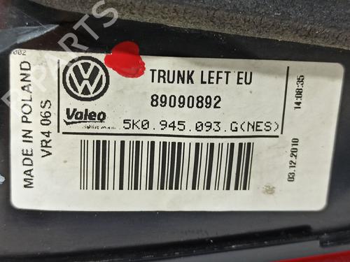 Left taillight VW GOLF VI (5K1) 1.6 TDI | BP36278131C34  - Image 5