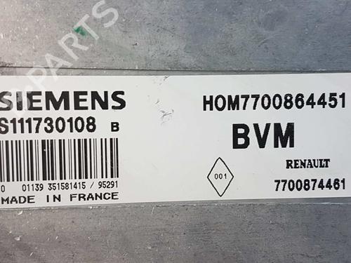 Engine control unit (ECU) RENAULT MEGANE I (BA0/1_) 1.4 e (BA0E, BA0V) | BP7401263M57 