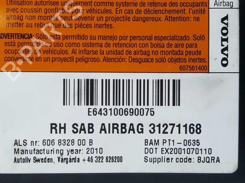 Right seat airbag VOLVO XC90 I (275) D5 AWD | BP11423801C14 