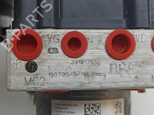 ABS pump CITROËN C3 III (SX) 1.5 BlueHDi 100 (SXYHYP, SXYHTU) | BP9412238M43