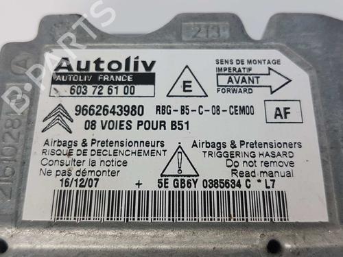 Kollisjonspute styreenhet CITROËN C4 I Saloon 1.6 HDi | BP3331005M53 