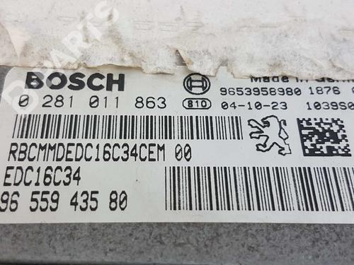 Engine control unit (ECU) CITROËN C4 Coupe (LA_) 1.6 HDi | BP7302709M57 
