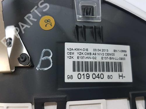 Instrument cluster PEUGEOT 208 I (CA_, CC_) 1.4 HDi | BP7820148C47