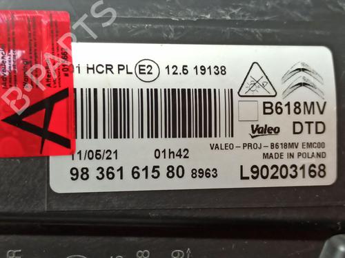 Right headlight CITROËN C3 III (SX) | BP32331024C29