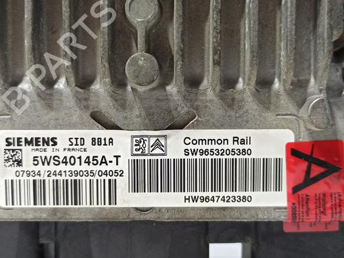 Engine control unit (ECU) PEUGEOT 307 (3A/C) 2.0 HDi 90 | BP20100678M57 