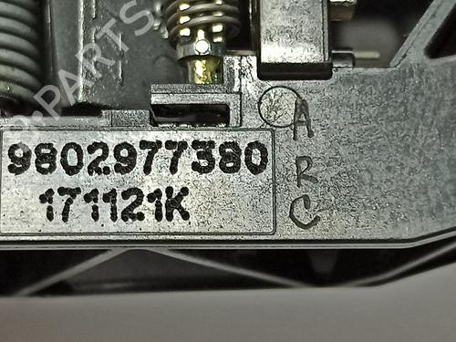 Front left exterior door handle PEUGEOT PARTNER Box Body/MPV (K9) 1.5 BlueHDi 100 | BP13086491C128