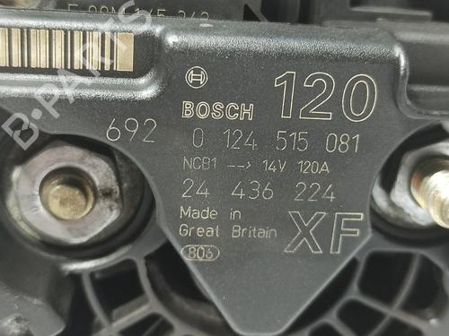 Alternator OPEL VECTRA B Hatchback (J96) 2.2 DTI 16V (F68) | BP12053820M7