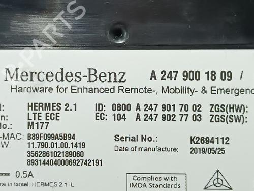Electronic module MERCEDES-BENZ GLB (X247) GLB 200 d (247.612) | BP24625598M83 