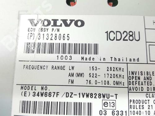 Radio VOLVO XC90 I (275) D5 AWD | BP3287158E6 