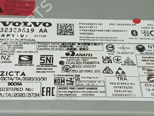 Electronic module VOLVO V90 II Estate (235) B4 Mild-Hybrid AWD | BP17631019M83 