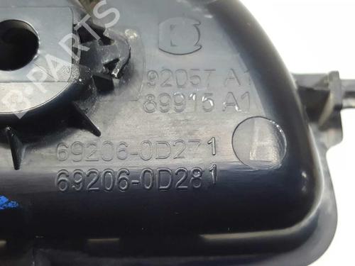 Rear left interior door handle TOYOTA YARIS (_P13_) 1.5 (NSP131_) | BP4827575I15 