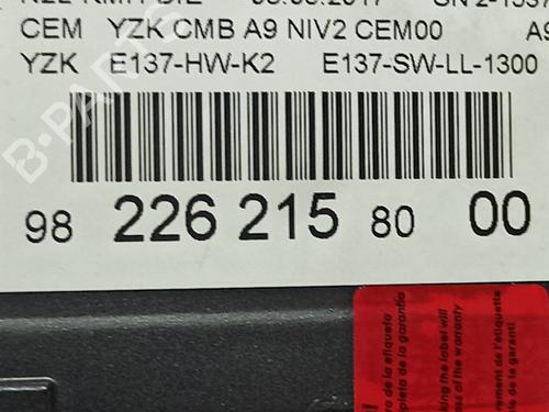 Instrument cluster PEUGEOT 2008 I (CU_) 1.6 BlueHDi 100 | BP11381300C47