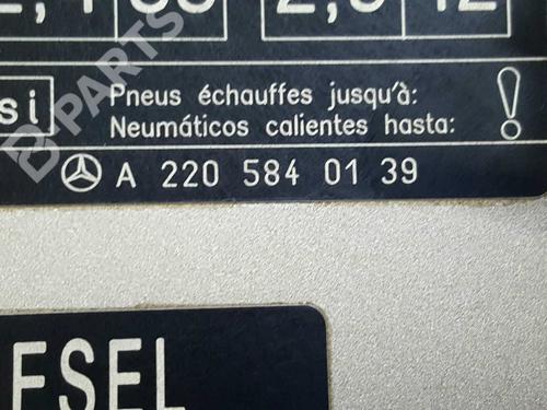 Fuel flap MERCEDES-BENZ S-CLASS (W220) S 400 CDI (220.028, 220.128) | BP5403369C131 