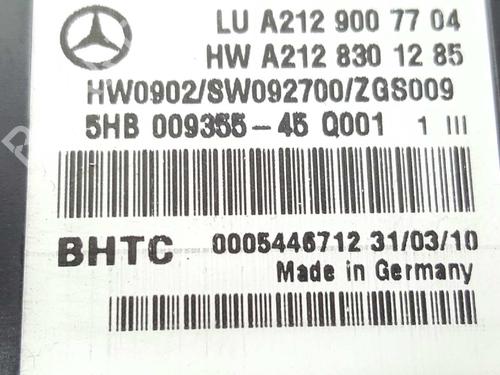 Climate control MERCEDES-BENZ E-CLASS T-Model (S212) E 220 CDI / BlueTEC (212.001, 212.002) | BP2844670I5