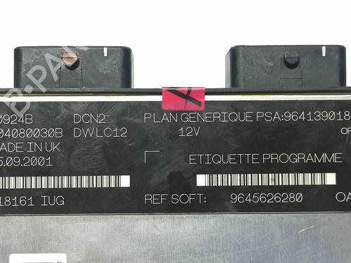 Engine control unit (ECU) PEUGEOT 206 Hatchback (2A/C) 1.9 D | BP11019831M57 