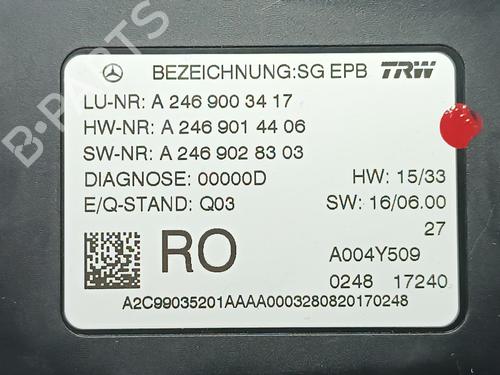 Electronic module MERCEDES-BENZ B-CLASS Sports Tourer (W246, W242) B 200 CDI / d (246.208) | BP18692421M83