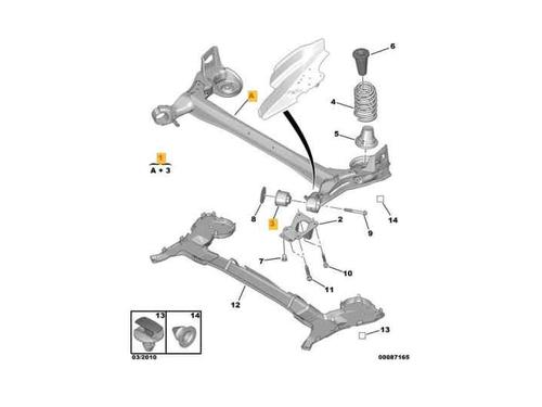 Hinterachse für CITROËN BERLINGO MULTISPACE (B9) 1.6 BlueHDi 100 (99 hp) 24821624