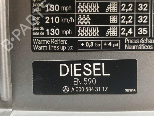 Klapa wlewu paliwa MERCEDES-BENZ S-CLASS (W220) S 320 CDI (220.025, 220.125) | BP7087962C131 