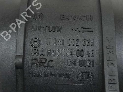 Mass air flow sensor MERCEDES-BENZ C-CLASS Coupe (CL203) C 220 CDI (203.708) | BP7240844M95 