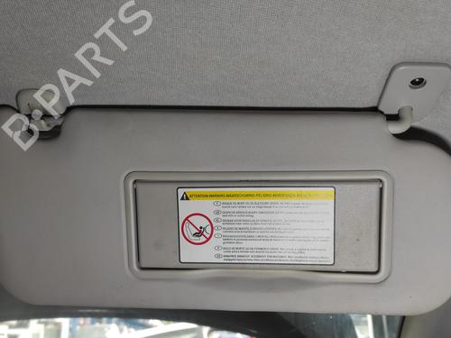 Right sun visor PEUGEOT 207 (WA_, WC_) 1.6 16V VTi | BP27373609I2