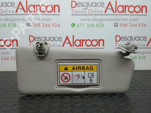 Used Right sun visor RENAULT MEGANE III Hatchback (BZ0/1_, B3_) 1.5 dCi (BZ09, BZ0D, BZ1W, BZ29, BZ14) (110 hp) 2747669