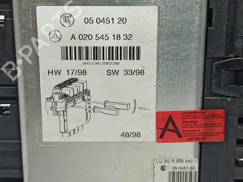 Fuse box MERCEDES-BENZ S-CLASS (W220, V220) S 500, S 500 L (220.075, 220.175, 220.875) | BP16118659E1 