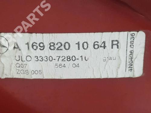 Right taillight MERCEDES-BENZ A-CLASS (W169) A 150 (169.031, 169.331) | BP6522621C35 