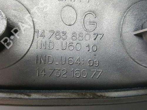 Front left exterior door handle PEUGEOT 806 (221)  | BP2735742C128 