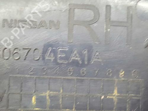 Front right interior door handle NISSAN QASHQAI II (J11, J11_) 1.5 dCi | BP4686029I14