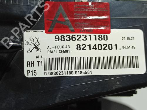 Right taillight PEUGEOT 3008 II SUV (MC_, MR_, MJ_, M4_) 1.5 BlueHDi 130 | BP27489864C35 