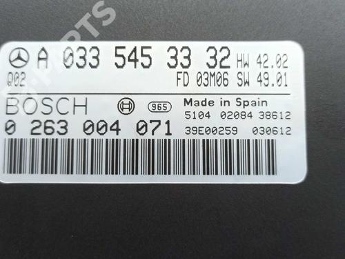 Elektronisk modul MERCEDES-BENZ S-CLASS (W220, V220) S 320 CDI (220.025, 220.125) | BP7207727M83 