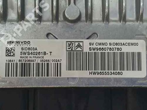 Engine control unit (ECU) PEUGEOT 407 (6D_) 2.0 (6DRFNB, 6DRFNE) | BP8889227M57 