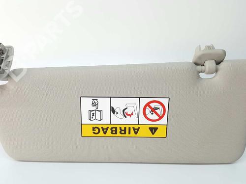 Right sun visor RENAULT CLIO IV (BH_) 1.5 dCi 75 | BP3455596I2 