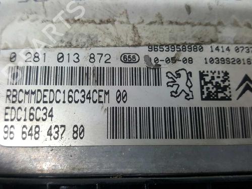 Engine control unit (ECU) PEUGEOT 308 I (4A_, 4C_) 1.6 HDi | BP2734408M57 