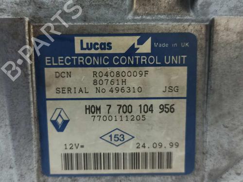 Engine control unit (ECU) RENAULT CLIO II (BB_, CB_) 1.9 D (B/CB0E, BB0J) | BP6646661M57