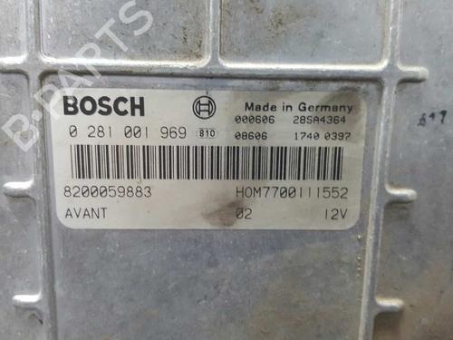 Engine control unit (ECU) RENAULT MEGANE I (BA0/1_) 1.9 dTi (BA08, BA0N) | BP2771456M57 
