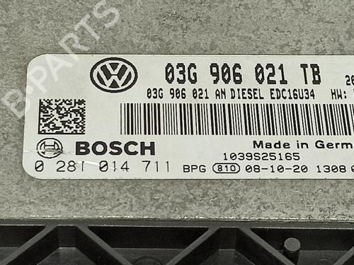 Engine control unit (ECU) SKODA OCTAVIA II (1Z3) 1.9 TDI | BP15541927M57 