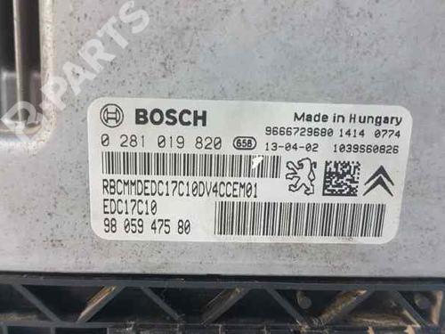 Engine control unit (ECU) PEUGEOT 208 I (CA_, CC_) 1.4 HDi | BP7820139M57 