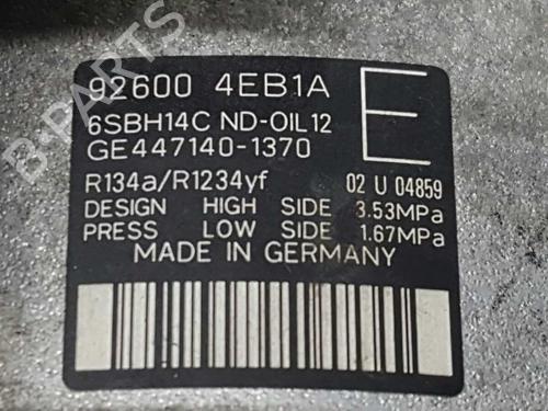 AC compressor NISSAN QASHQAI II SUV (J11, J11_) 1.6 dCi ALL MODE 4x4-i | BP3205379M34 