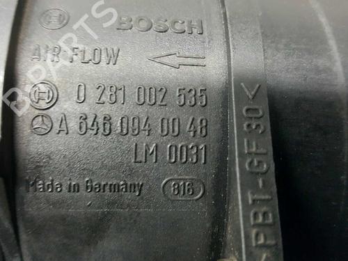 Mass air flow sensor MERCEDES-BENZ E-CLASS (W211) E 220 CDI (211.006) | BP2737038M95
