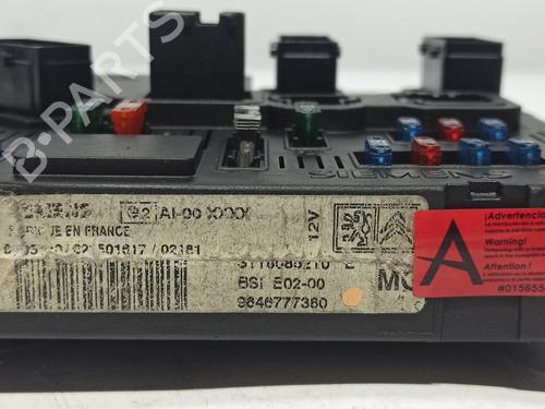 Fuse box PEUGEOT 206 Hatchback (2A/C) 1.4 HDi | BP13328533E1 