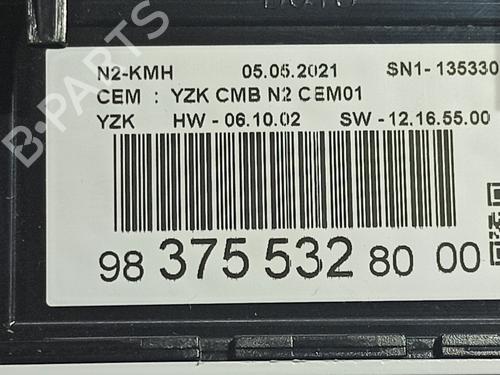 Instrument cluster CITROËN C3 / C3 ORIGIN III (SX) 1.2 THP 110 | BP13688418C47 