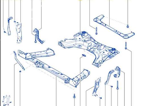 Used Subframe RENAULT ZOE (BFM_) [2012-2025]  16381577