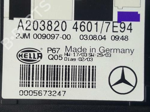 Innerbelysning MERCEDES-BENZ C-CLASS (W203) C 270 CDI (203.016) | BP7426680I8 