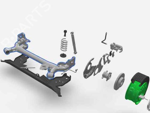 Used Rear axle RENAULT KADJAR (HA_, HL_) 1.2 TCe 130 (HLMR) (130 hp) 10922813