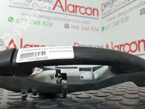 Høyre foran utvendig håndtak CITROËN BERLINGO MULTISPACE (B9) 1.6 HDi 75 16V (75 hp) 2743304