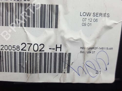 Instrument cluster RENAULT CLIO III (BR0/1, CR0/1) 1.5 dCi (C/BR0G, C/BR1G) | BP2782326C47