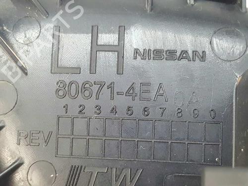Venstre bagtil invendig håndtag NISSAN QASHQAI II SUV (J11, J11_) 1.5 dCi | BP6043489I15 