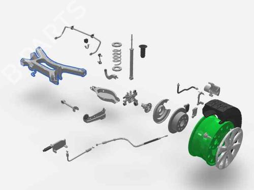 Used Rear axle TOYOTA COROLLA Hatchback (_E21_, _EA1_, _EH1_) [2018-2025]  24945155