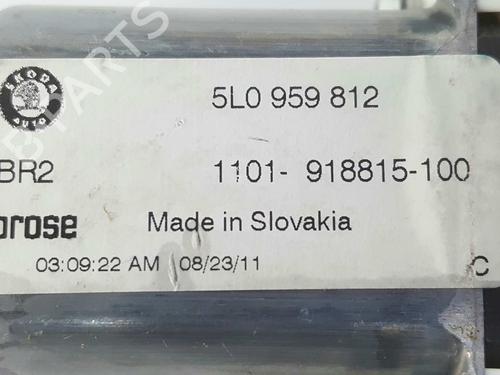 Right rear window motor SKODA YETI (5L) 2.0 TDI 4x4 | BP5797017E22